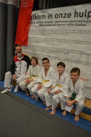 Warten auf Start mit Coach Alexander